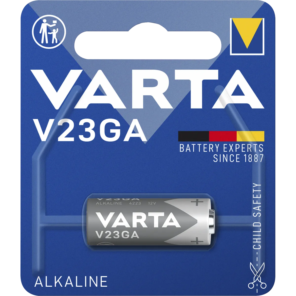 Batterie VARTA "Electronics", MN21, V23GA, 12V, 28x10mm Alkaline