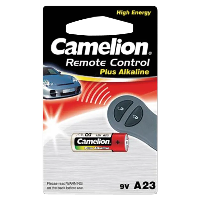 Batterie CAMELION A23, 12V, 28x10mm, Alkaline, 1er-Blister