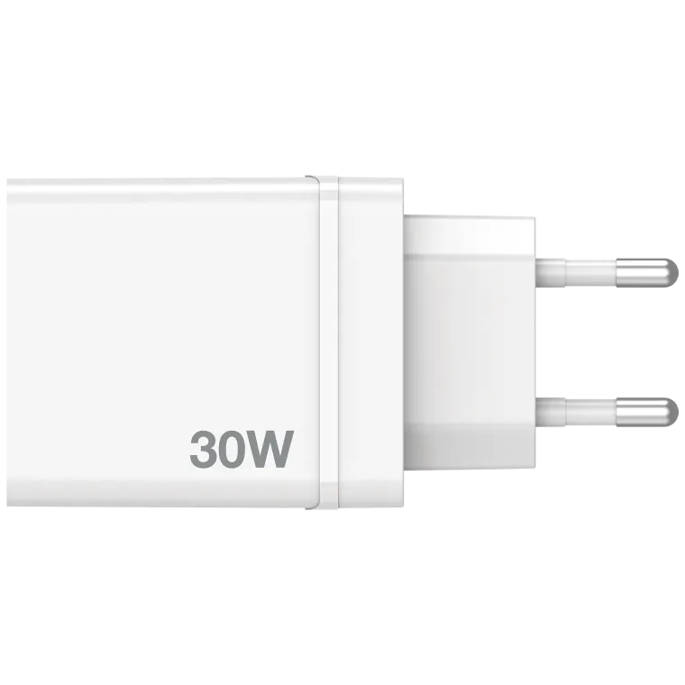 Ladeadapter Verbatim "CHR-30EU2", 30W, weiß, 2xUSB-A, 1xUSB-A QC, 1xUSB-C PD