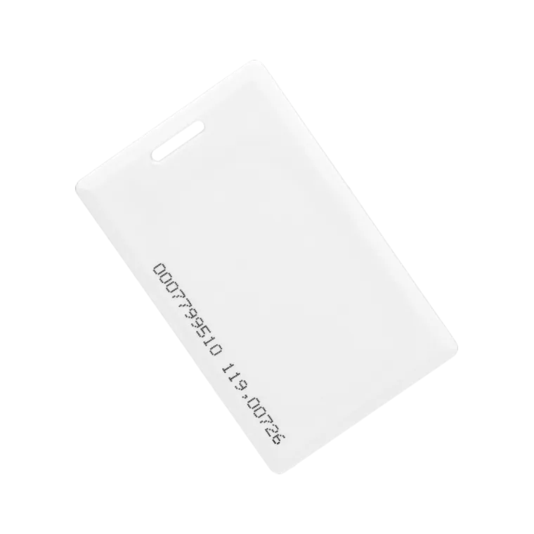 RFID-Näherungskarte für Zahlenschloss, 125kHz, weiß, EM, 1x54x85mm
