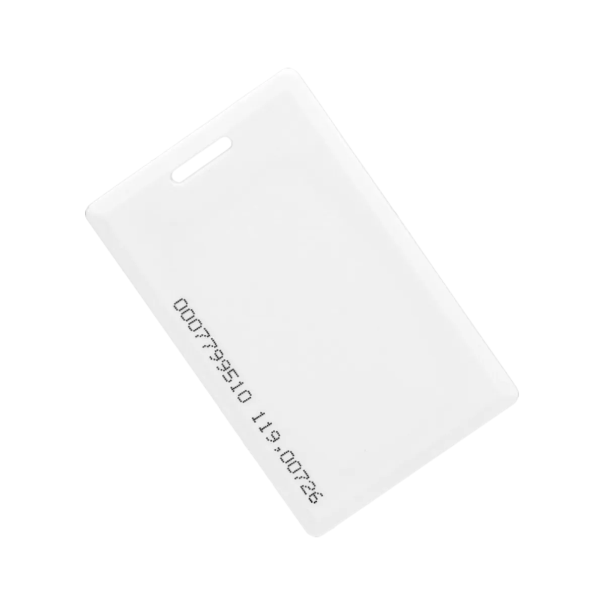 RFID-Näherungskarte für Zahlenschloss, 125kHz, weiß, EM, 1x54x85mm