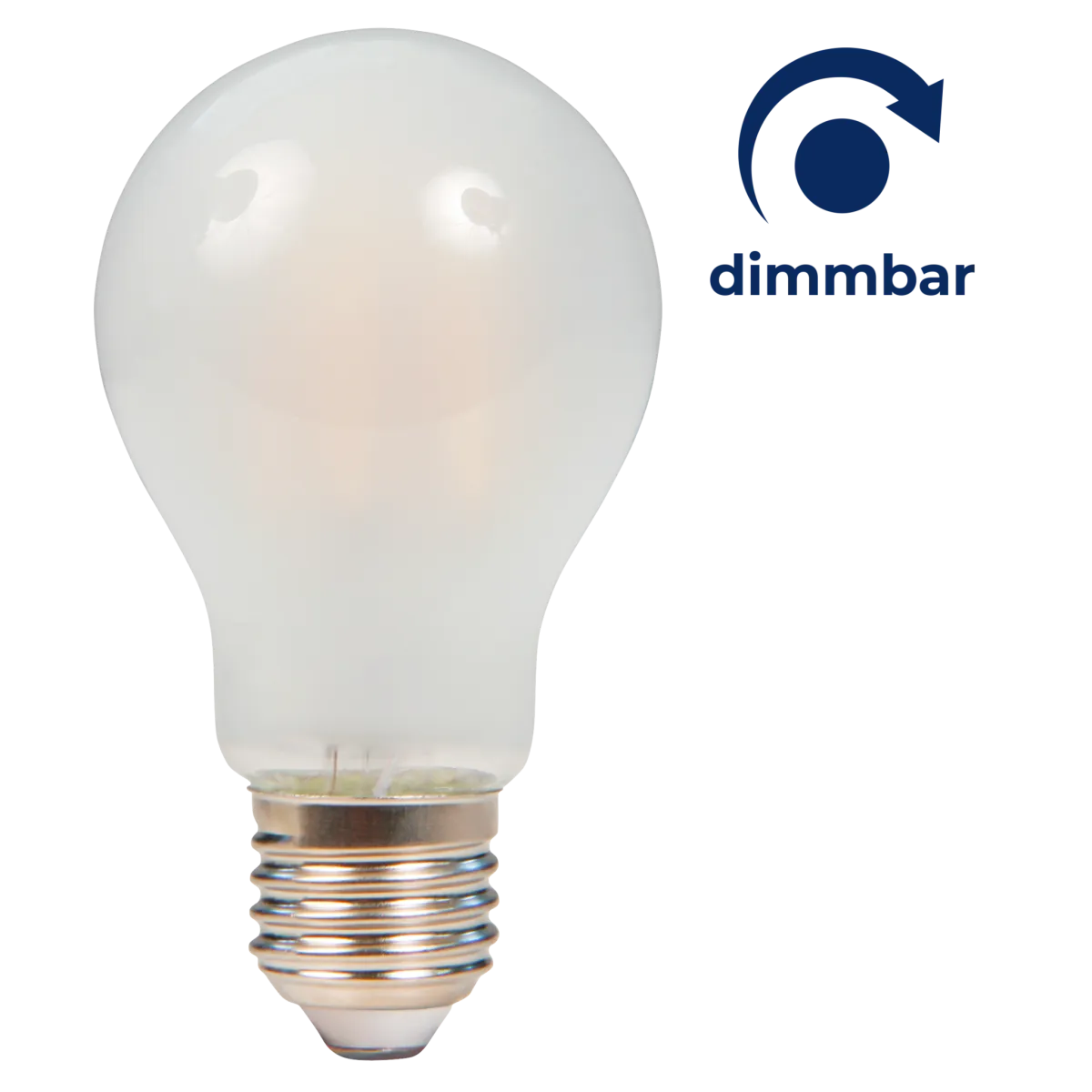LED Filament Glühlampe McShine "Filed", E27, 7W, 820 lm, warmweiß, dimmbar, matt