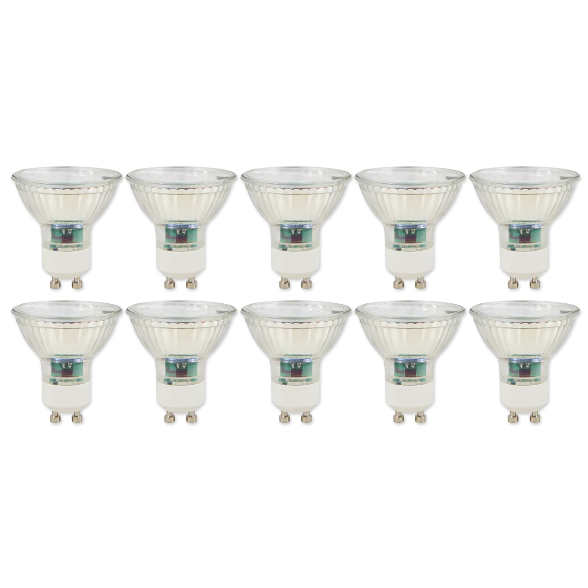 LED-Strahler McShine "SP50-10", GU10, 5W, 400 lm, warmweiß, 10er-Pack