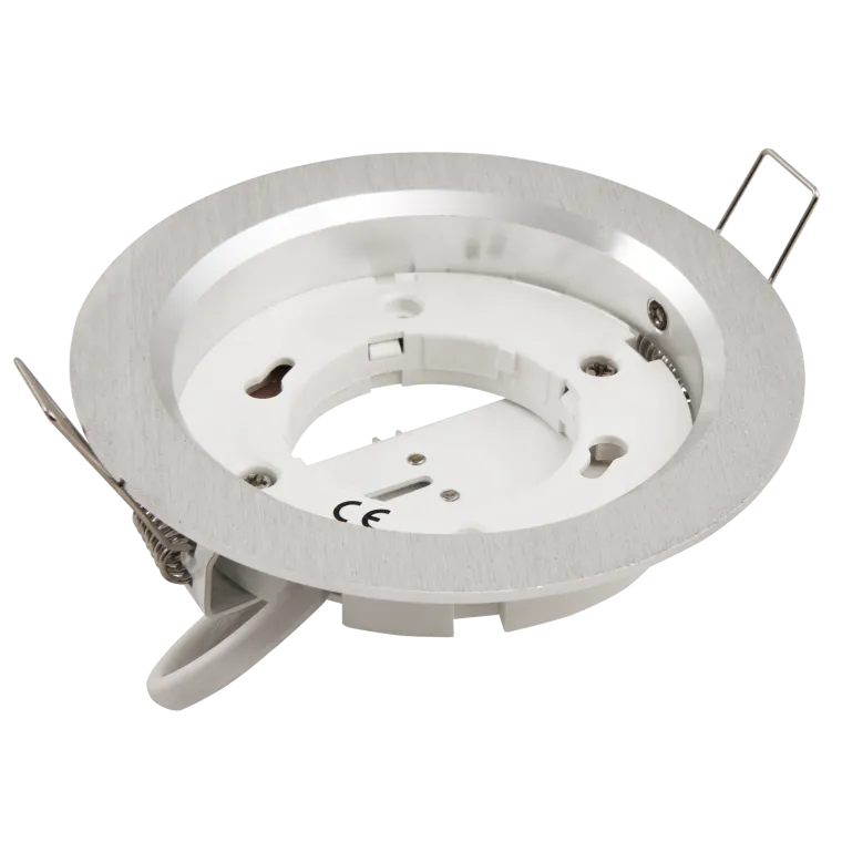 Einbaurahmen McShine "DL-304" rund, Ø108mm, GX53, Eisen gebürstet