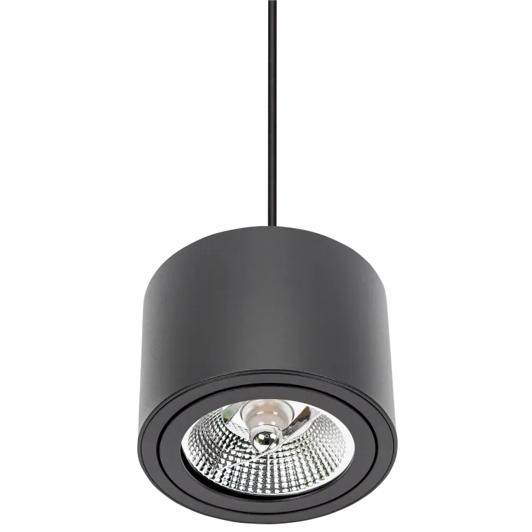 AR111 GU10 Strahler "Chloe", 250V, IP20, 139x100mm, rund, schwarz