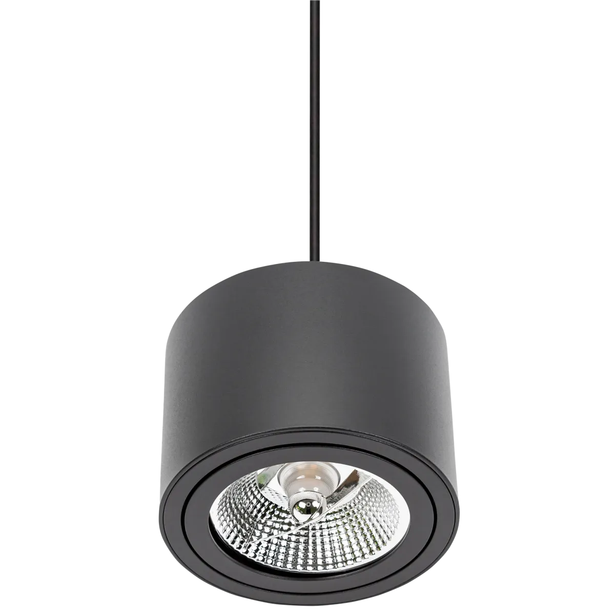 AR111 GU10 Strahler "Chloe", 250V, IP20, 139x100mm, rund, schwarz