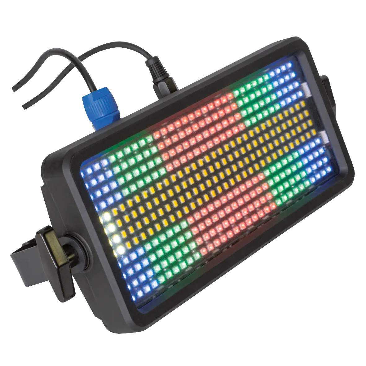DMX-Lichteffekt IBIZA "FLASH-COLOR-STROBE", 384 LED RGB+W,110-240V, 320x160x75mm