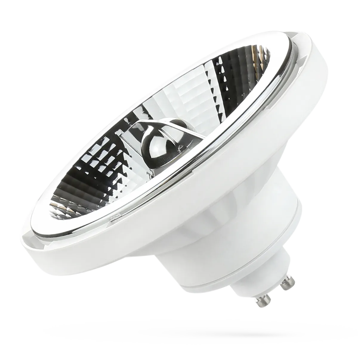 LED AR111 GU10 Strahler, 12W, 1200lm, 230V, 3000K, warmweiß, weiß