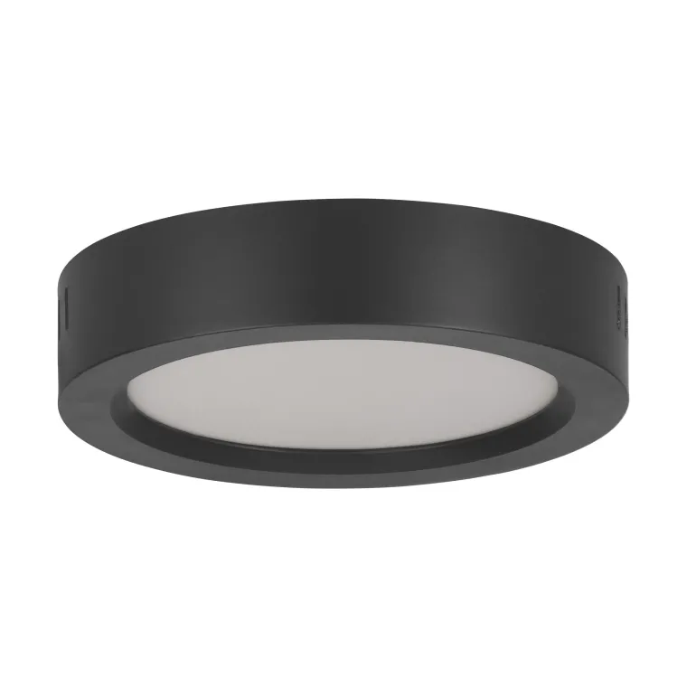Aufbauleuchte EGLO "Idun-E", LED, 12W, 1325lm, 3000K, schwarz/weiß, 3,1xØ16cm