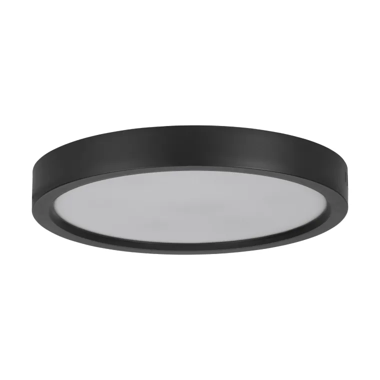 Aufbauleuchte EGLO "Idun-E", LED, 17W, 2000lm, 3000K, schwarz/weiß, 3,1xØ28,5cm