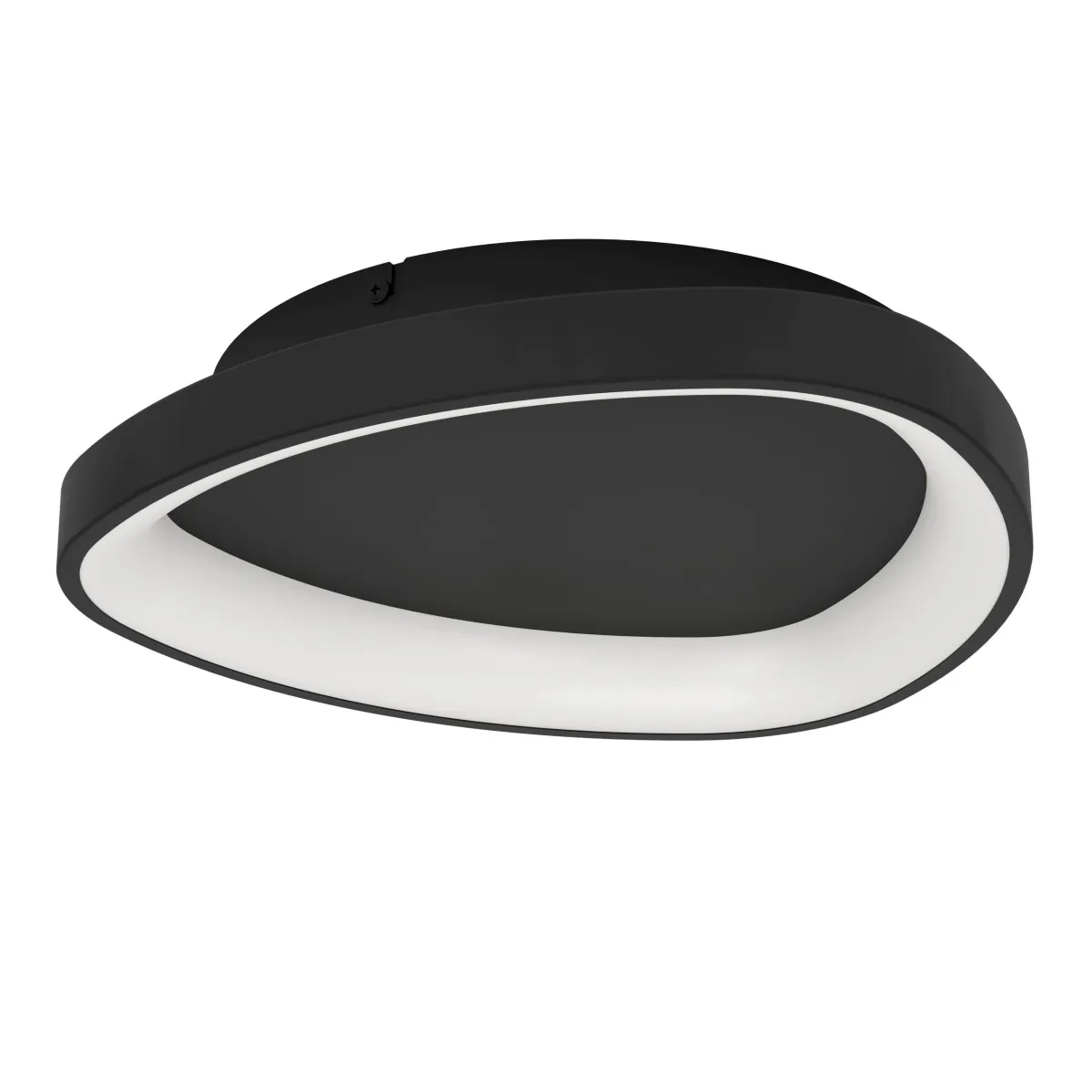 Deckenleuchte EGLO "Moggiona", LED, 12W, 1440lm, 2700-6500, schwarz, 7,5xØ35cm