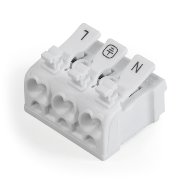 Lüsterklemme McPower mit Betätigungshebel, 0,5-2,5mm², max. 16A