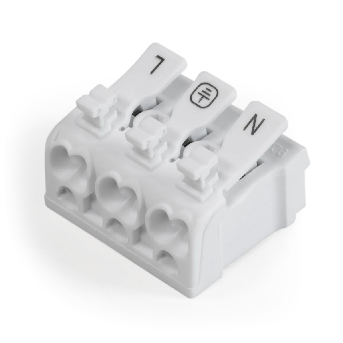 Lüsterklemme McPower mit Betätigungshebel, 0,5-2,5mm², max. 16A