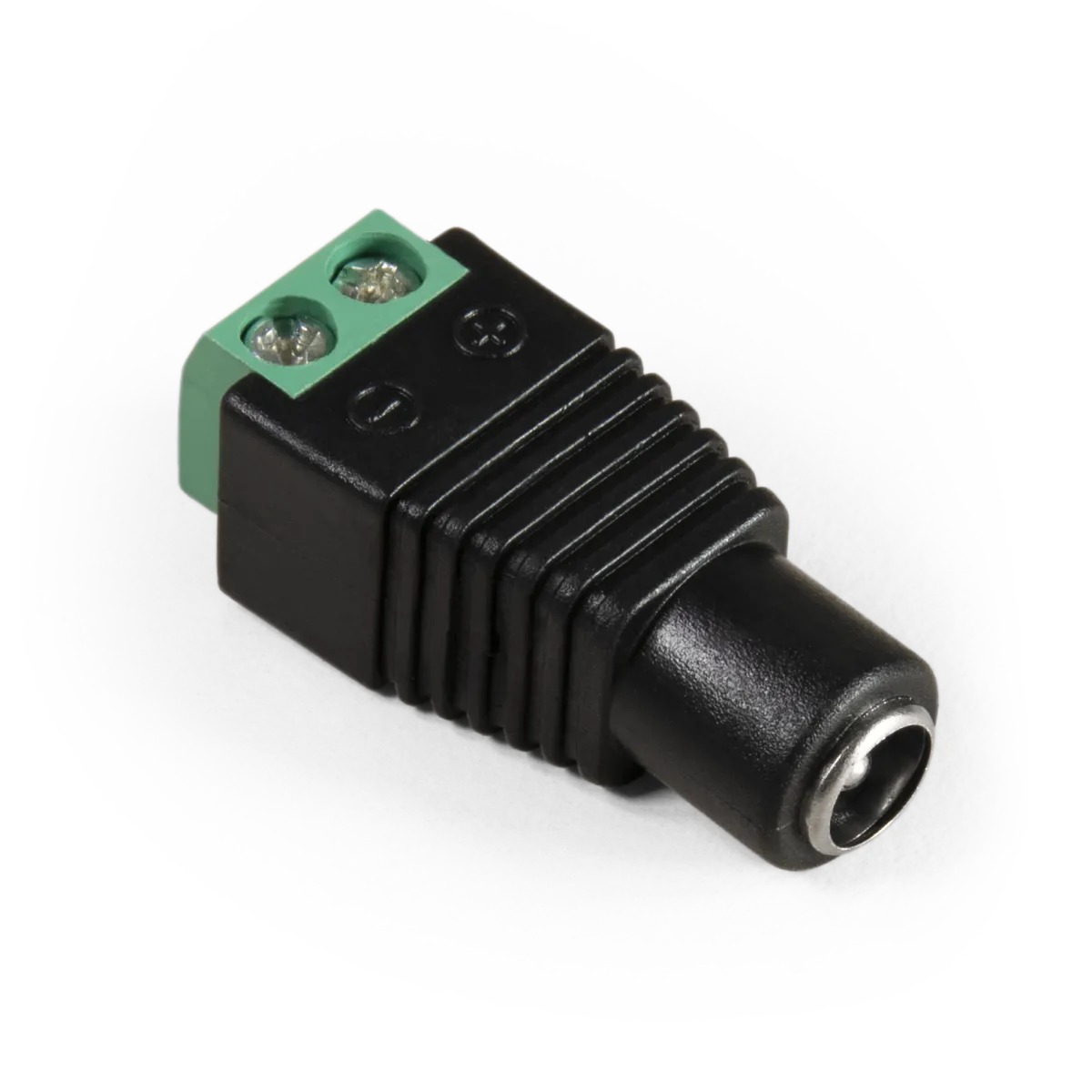 Adapter McPower, DC-Kupplung 5,5x2,1mm und Lüsterklemme, Metall