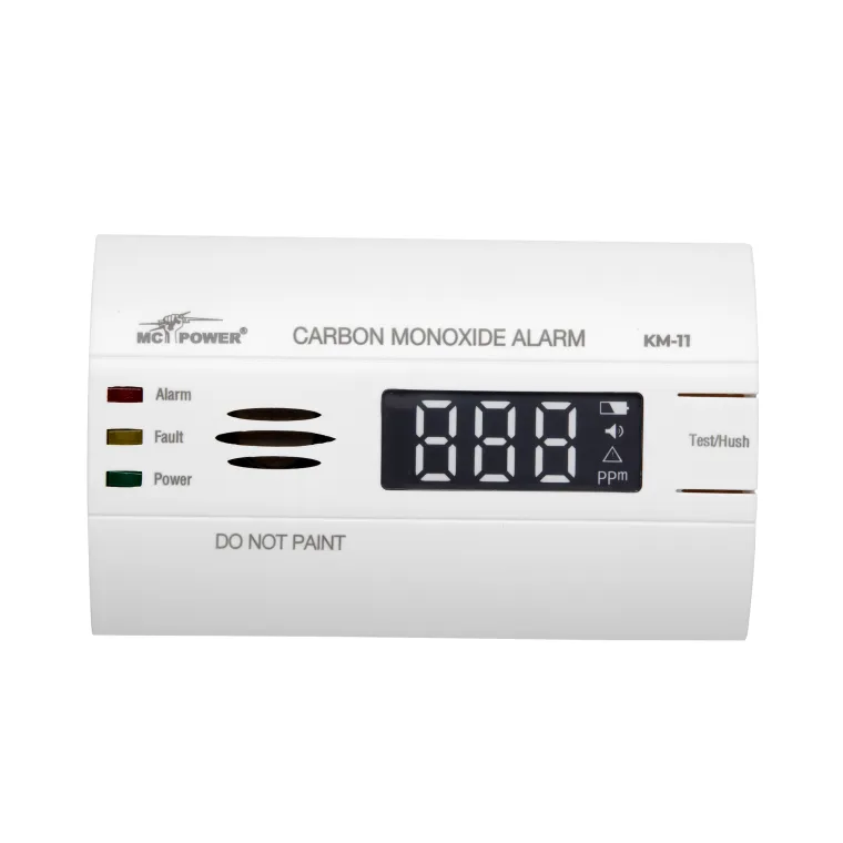 Kohlenmonoxid Melder McPower "KM-11" 10 Jahre Sensor, mit Display, EN 50291