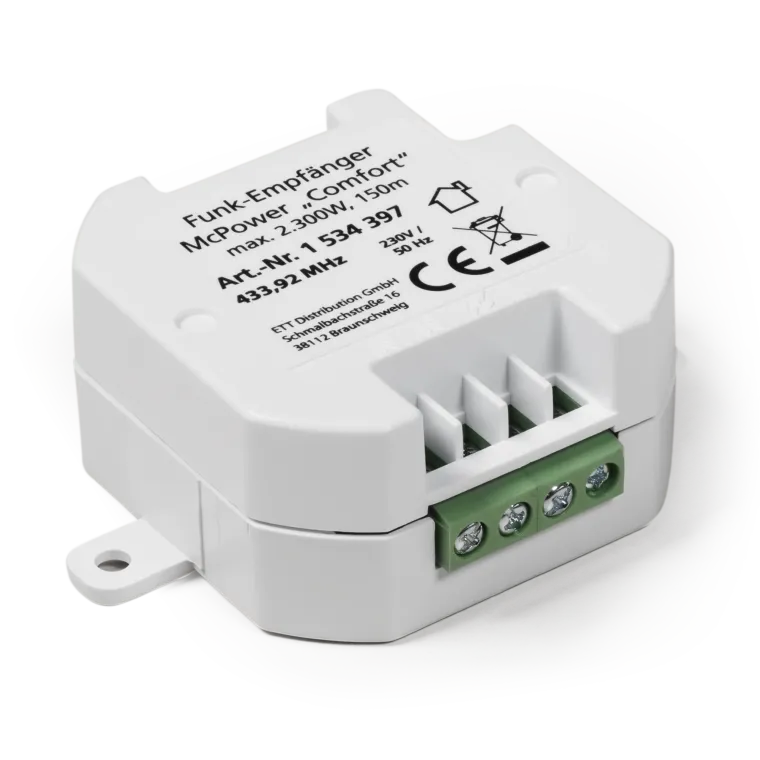 Funk-Empfänger McPower "Comfort", max. 2.300W, max. 70m