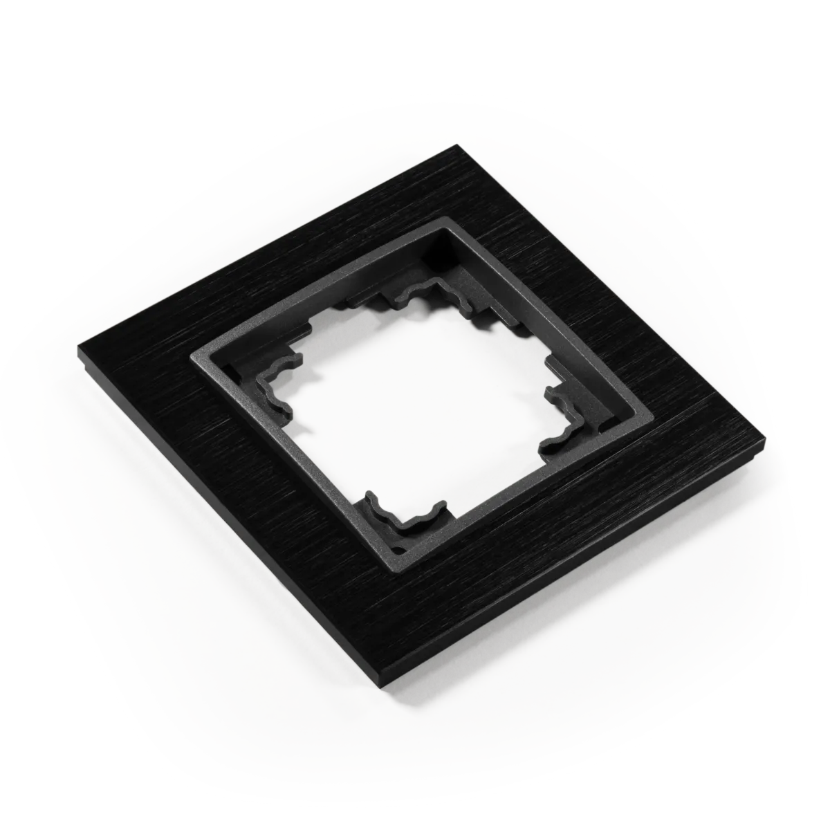 Rahmen McPower "Flair", 1-fach, schwarzes Aluminium