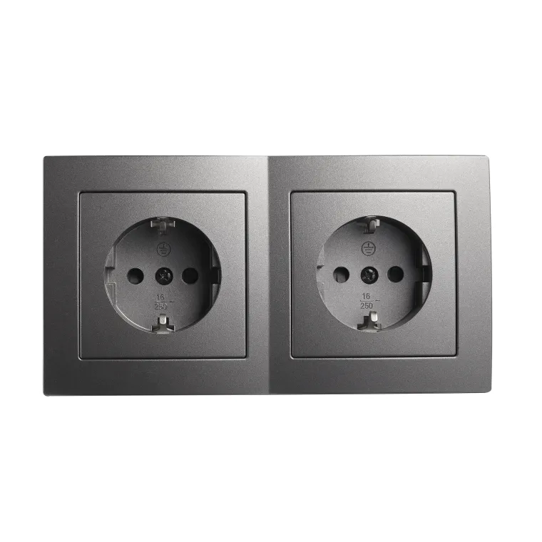 Steckdosen Set McPower Flair "Beginner 2S" 3-teilig, anthrazit