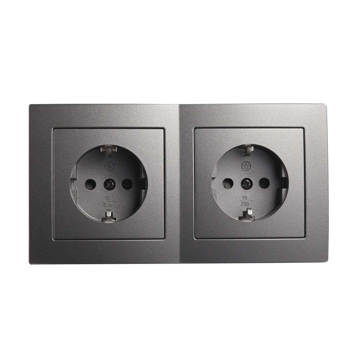 Steckdosen Set McPower Flair "Beginner 2S" 3-teilig, anthrazit