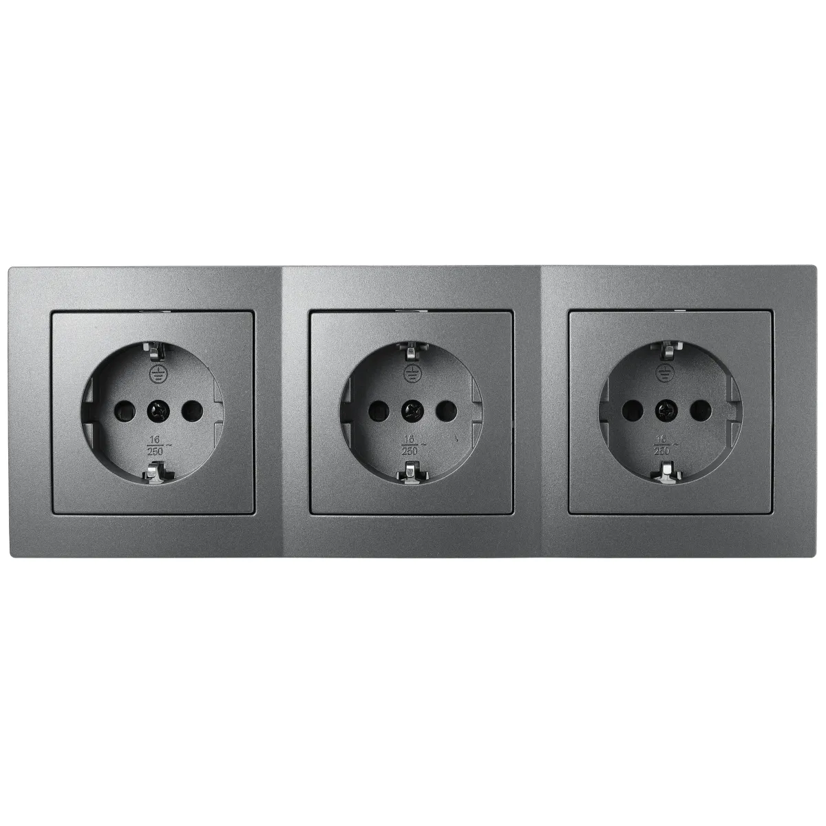 Steckdosen Set McPower Flair "Beginner 3S" 4-teilig, anthrazit