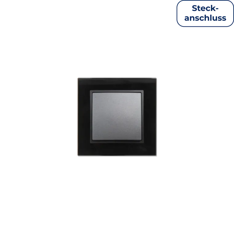 Wechselschalter McPower "Flair", 250V~/10A, UP, Steckanschluss, anthrazit