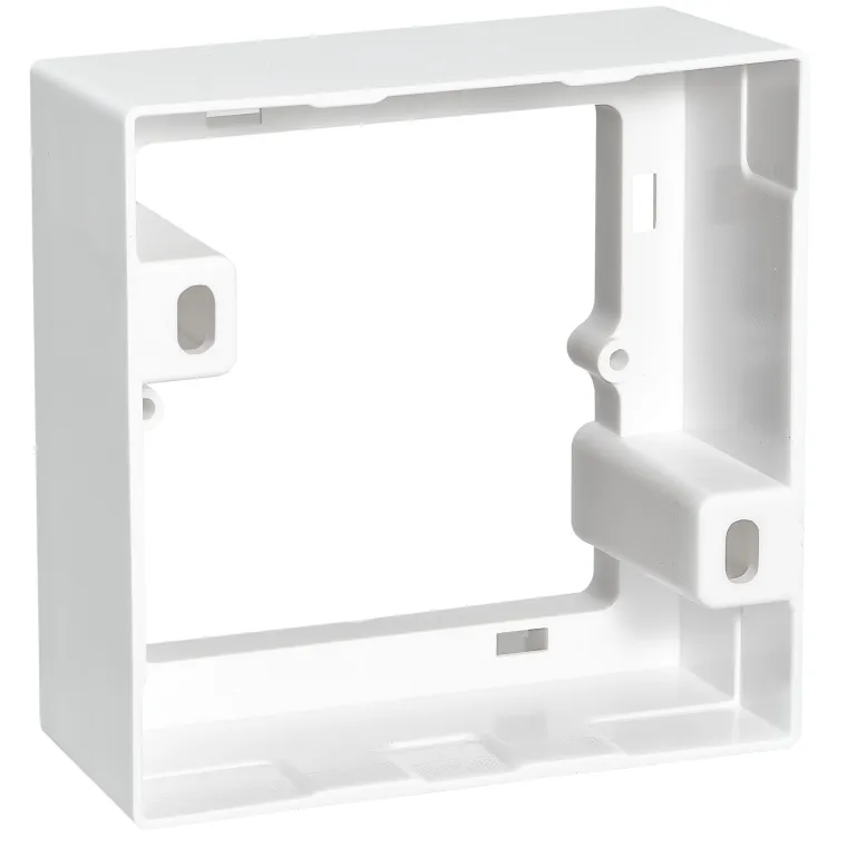 Aufputz-Rahmen McPower "Flair" 80x80x35mm, mit Montagebohrung
