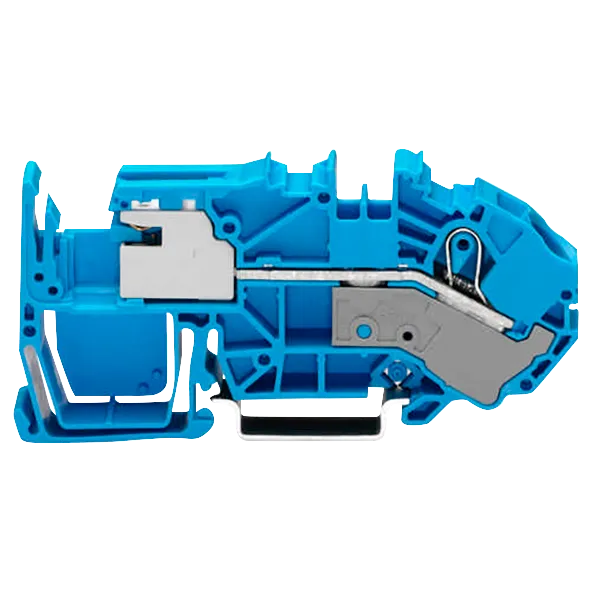 1-Leiter-N-Trennklemme WAGO, 16mm², Push-in CAGE CLAMP®, blau