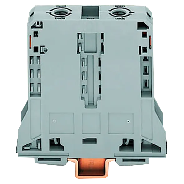 2-Leiter-Durchgangsklemme WAGO, 95mm², für TS 35x15, grau, 2 Klemmstellen