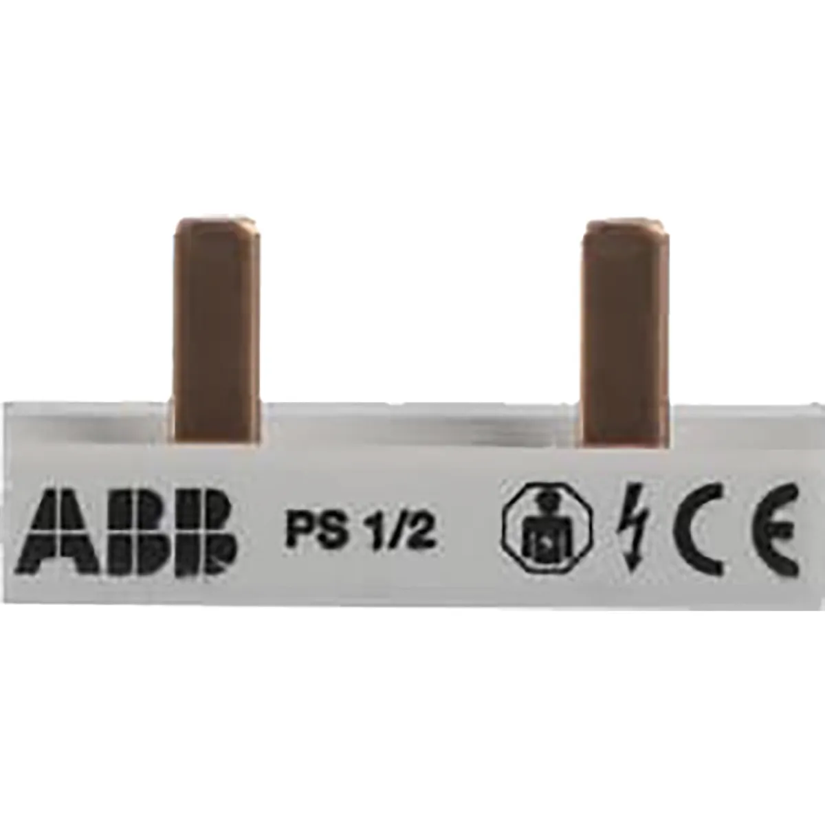 Phasenschiene ABB PS1/2, 1phasig, 10 mm² für 2 Automaten ABB, 20x17x35mm