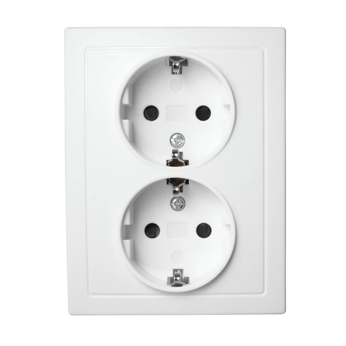 Schutzkontakt-Steckdose McPower "Flair" 2-fach, 250V~/16A, weiß