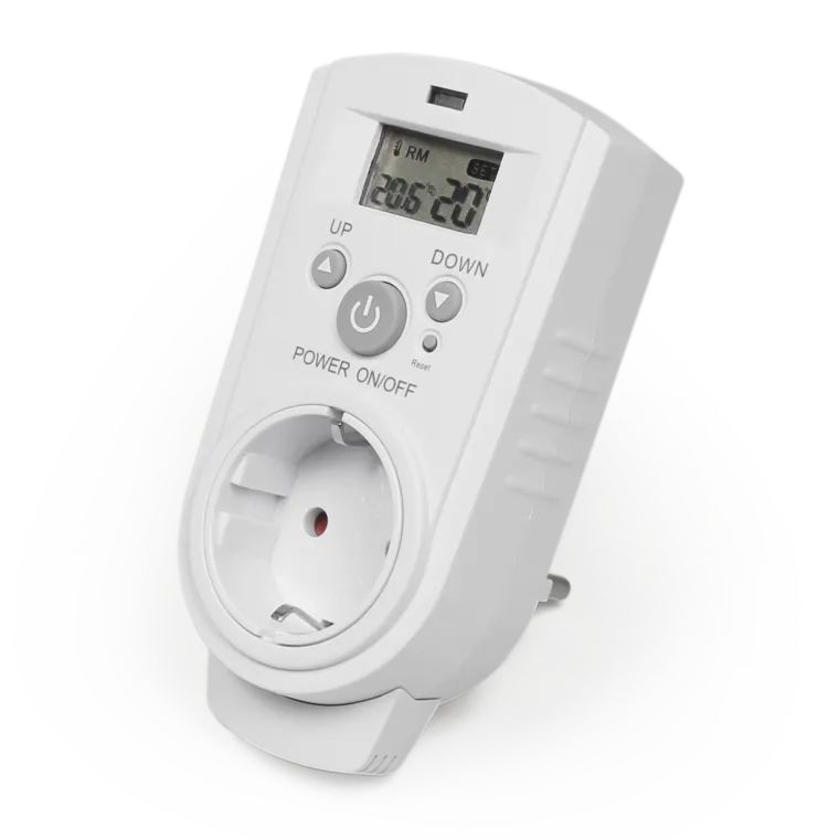 Steckdosen-Thermostat McPower "TCU-530", 5-30 °C, max. 3680W, 230V, Display
