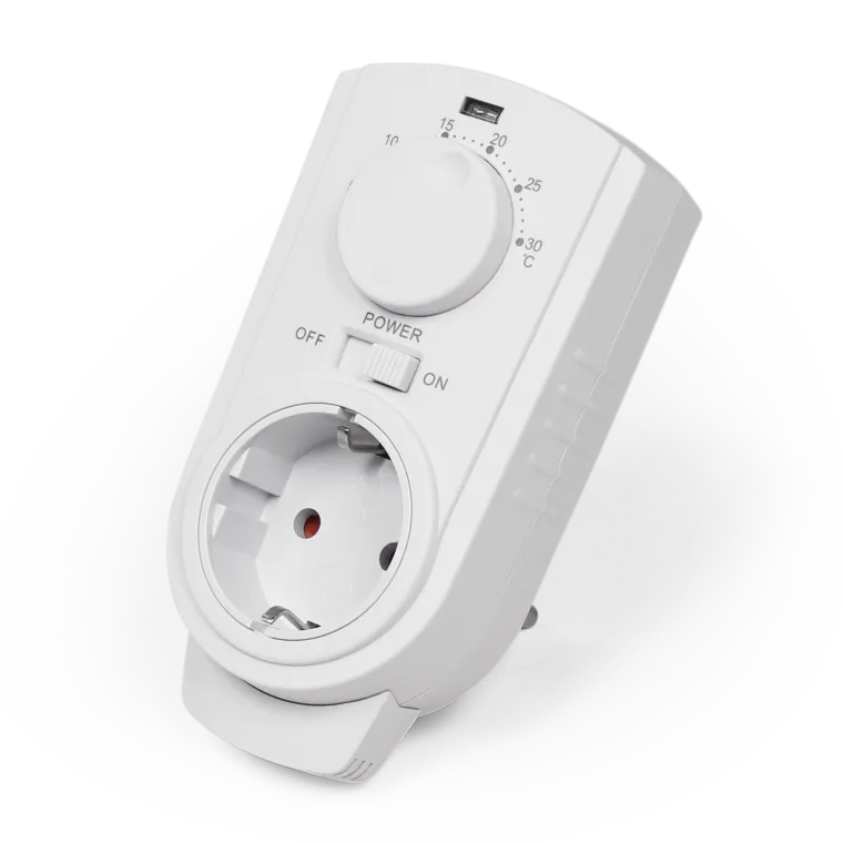 Steckdosen-Thermostat McPower "TCU-330" 5-30°C, max. 3500W, 230V