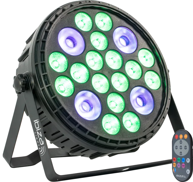 Licht Effekt IBIZA "BIGPAR" inkl. Fernbedienung, 120W, 250x85mm, UV LEDs