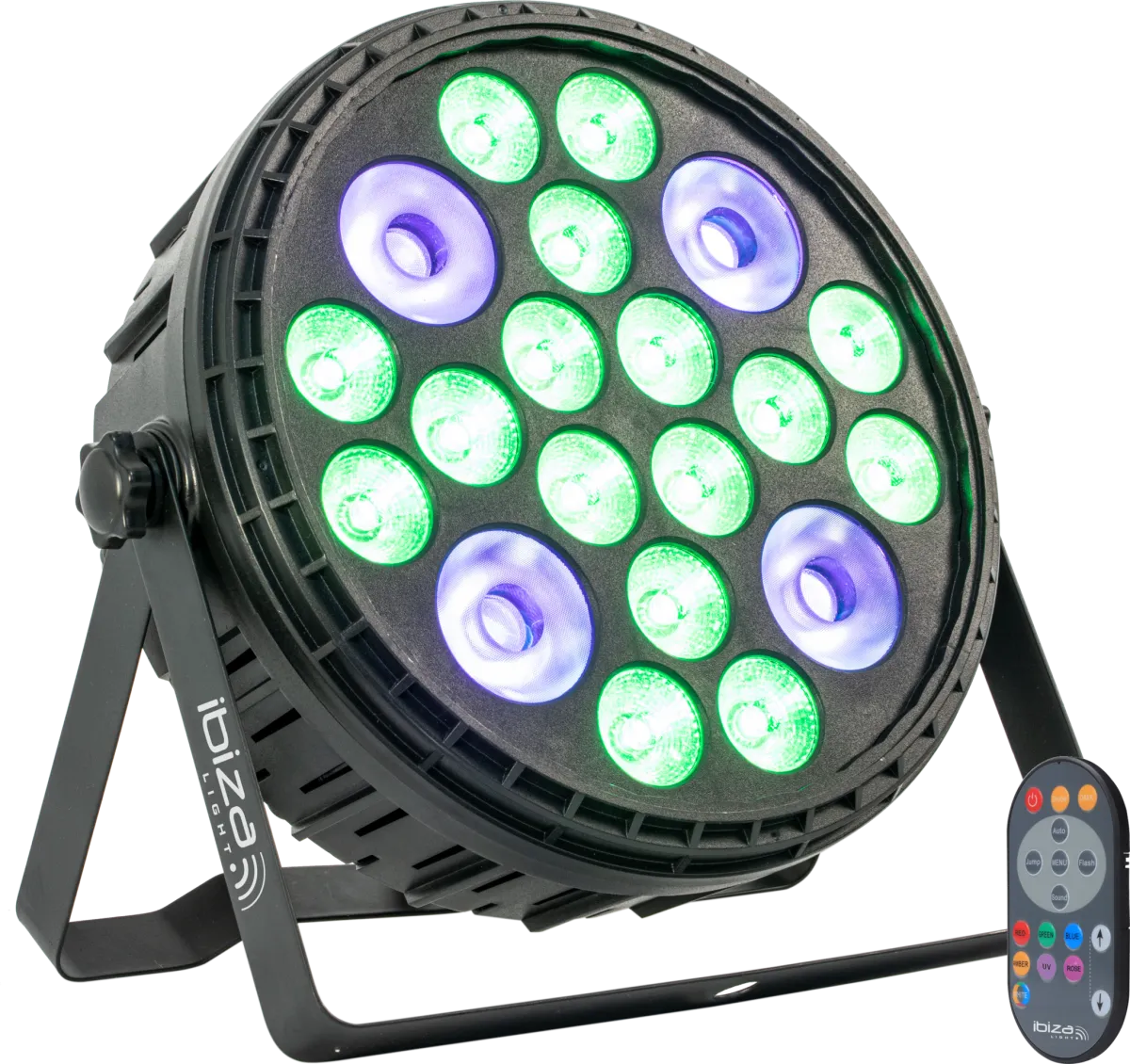 Licht Effekt IBIZA "BIGPAR" inkl. Fernbedienung, 120W, 250x85mm, UV LEDs