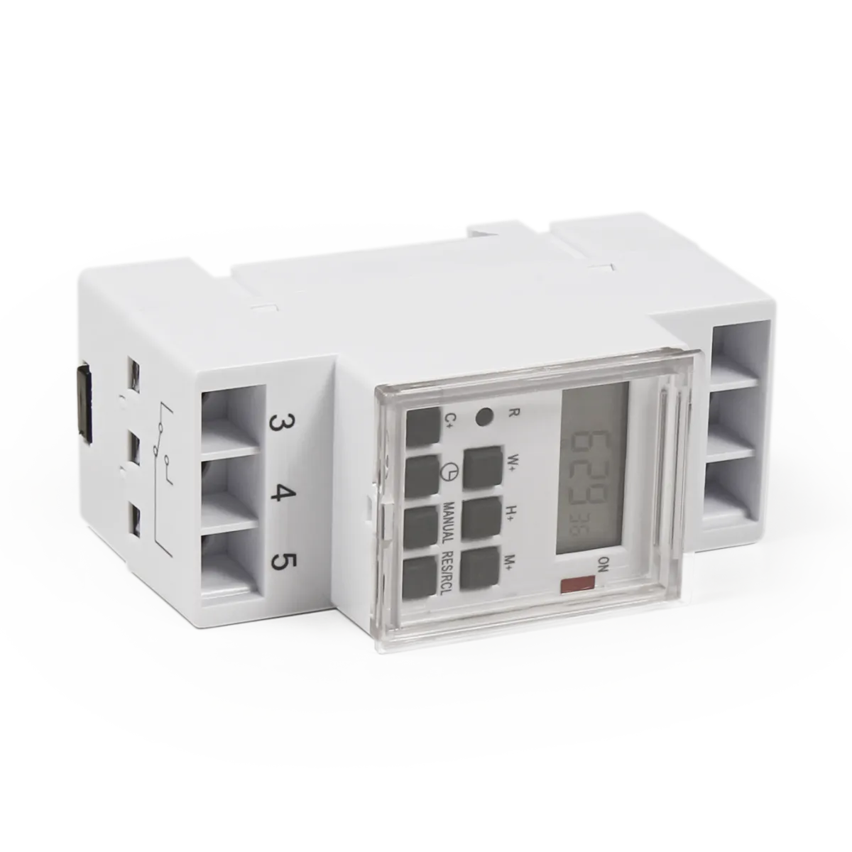 Digitale Zeitschaltuhr McPower "STE-3" 7 Tage, 230V für Schalttafel-Einbau, 3600W