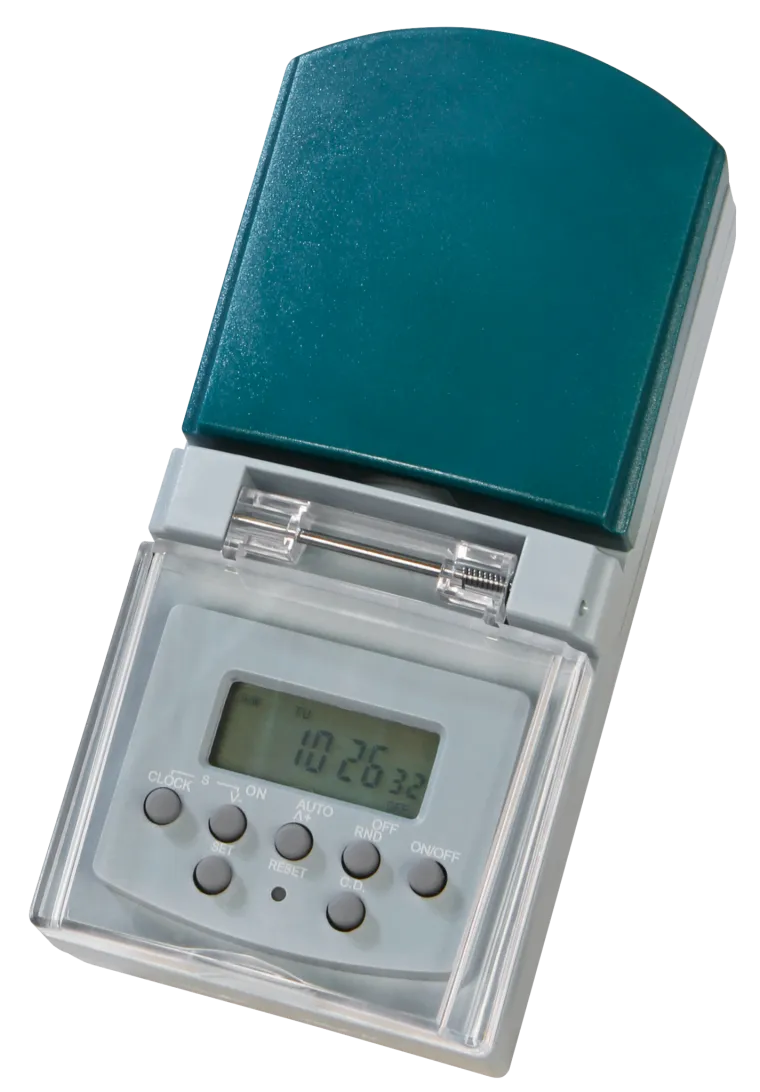 Digitale Zeitschaltuhr für den Außenbereich, IP44