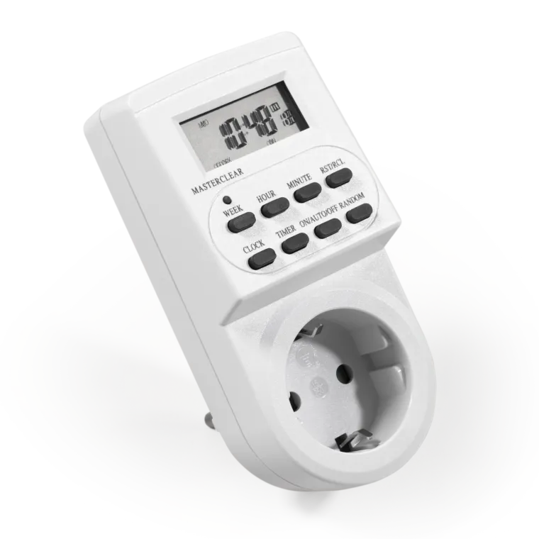Digitale Zeitschaltuhr McPower "AZ-62" 10 Schaltprogramme, 12/24Std Zyklus