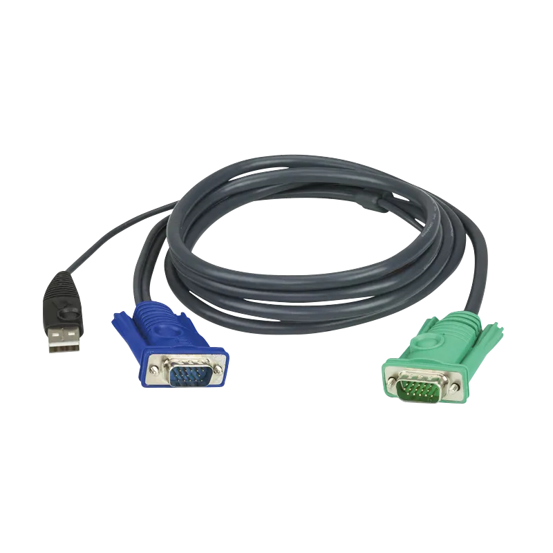 Kabel KVM USB für USB & MAC Computer, 1,8m