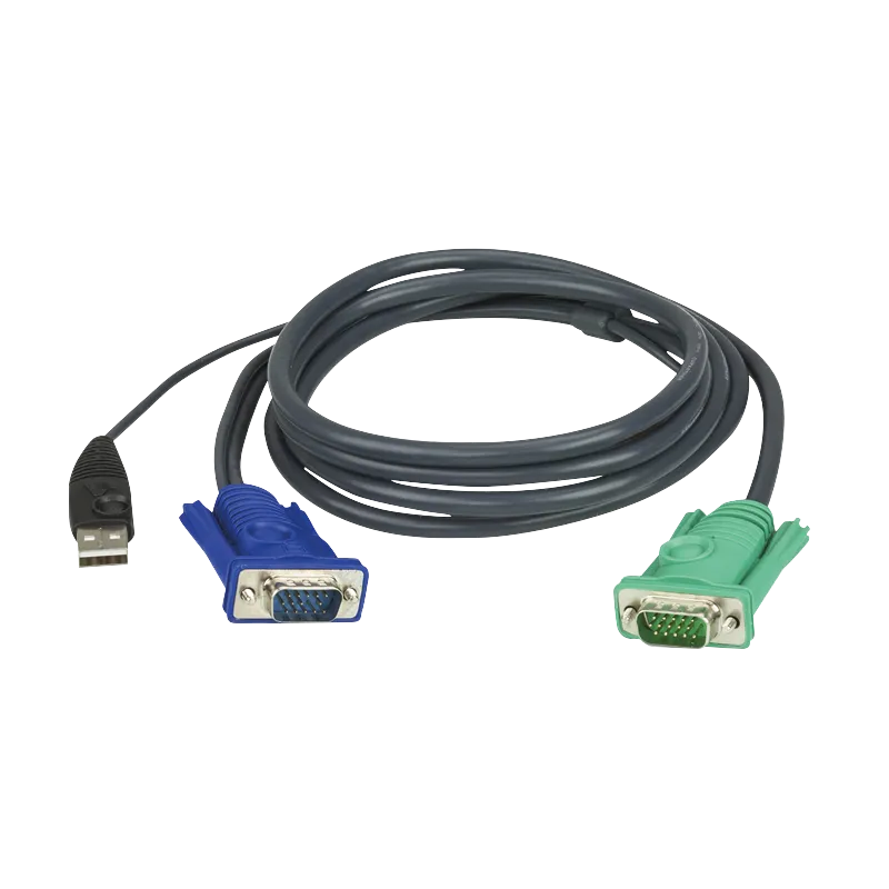Kabel KVM USB für USB & MAC Computer, 3m
