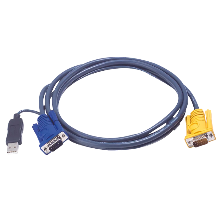 Kabel KVM USB für USB & MAC Computer, 1,8m