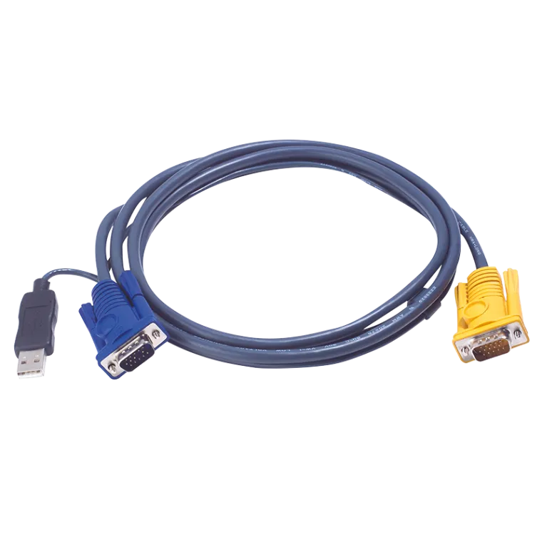 Kabel KVM USB für USB & MAC Computer, 3m