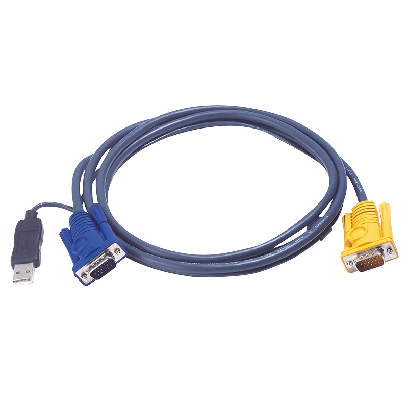 Kabel KVM USB für USB & MAC Computer, 3m