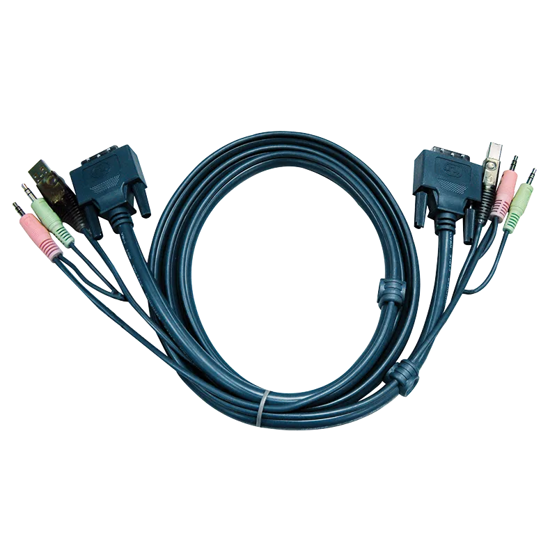 Kabel KVM für DVI Dual Link KVM, 3m