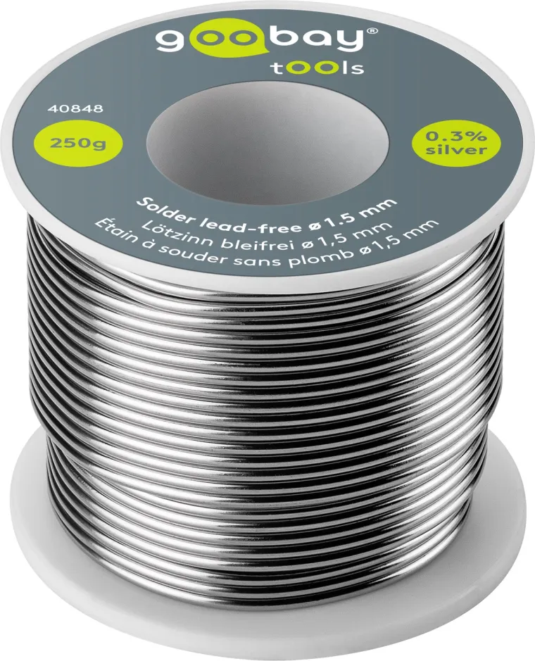 Lötzinn bleifrei, ø 1,5 mm, 250 g
