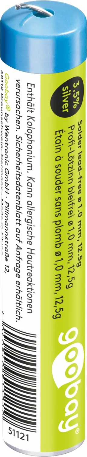 Profi-Lötzinn bleifrei, ø 1,0 mm, 12,5 g
