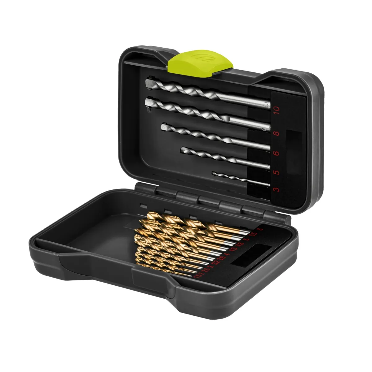 Metall- und Steinbohrer-Set, 17-tlg.