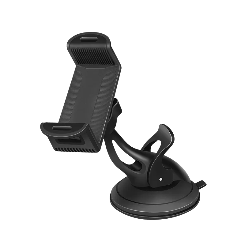 Kfz-Smartphonehalter, 4–6", 360°, für Armatur & Scheibe, Saugnapf, Schwarz