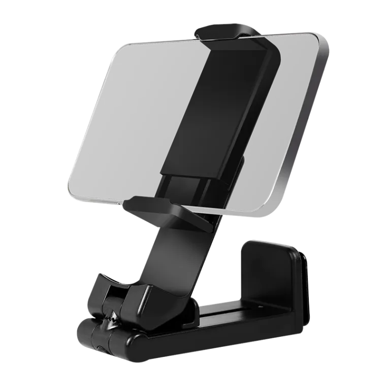Falt- & klemmbarer Smartphonehalter, für 4,7–6,9", 360°-drehbar, Schwarz