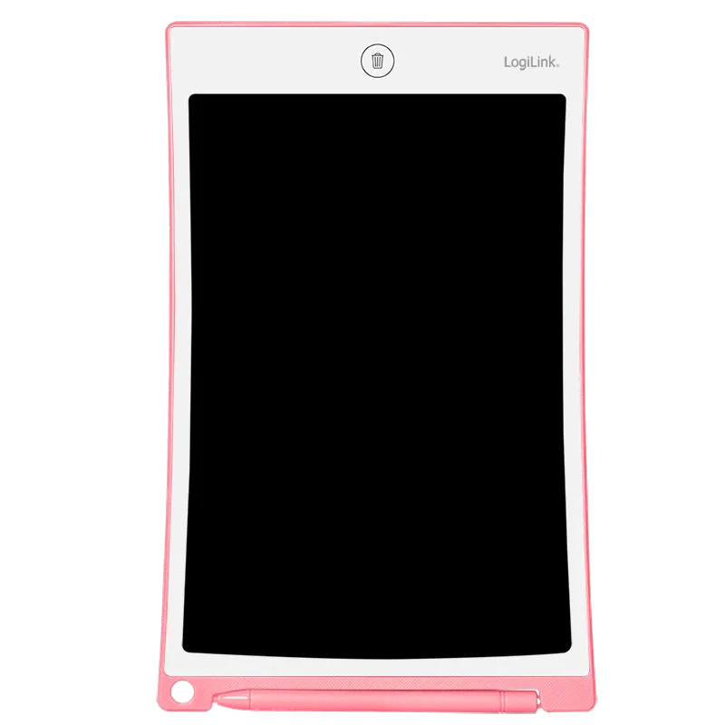 LCD-Kinderschreibtafel 10", lösch- und wiederbeschreibbar, augenschonend, Pink