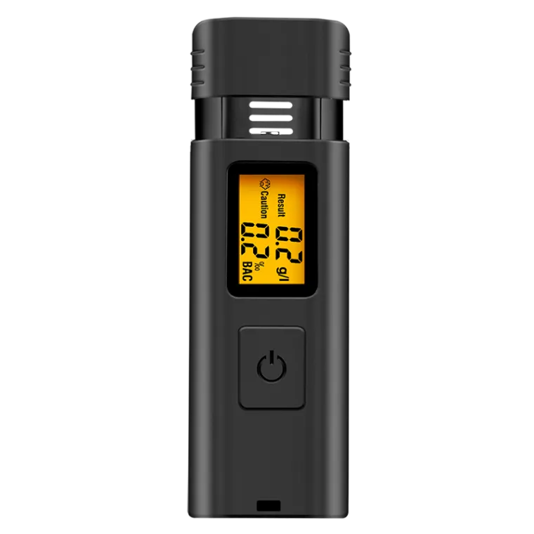 Atemalkoholtester, LCD-Display, schwarz